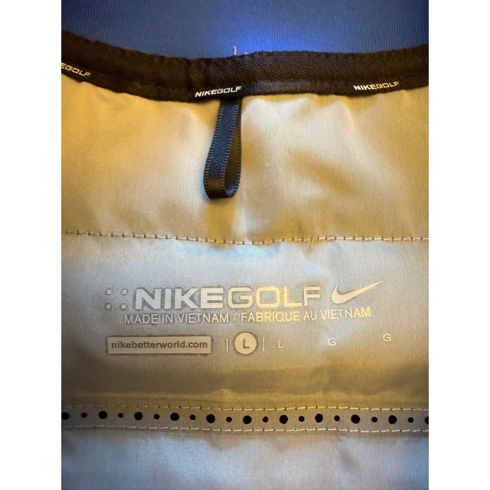 Nike Golf Aeroloft Vest Mens L Blue Excellent Full Zip Quilted Puffer 801891-406 - Picture 5 of 8